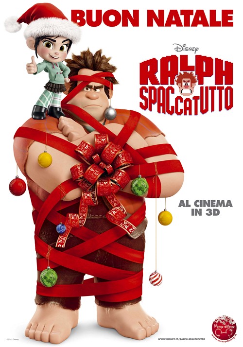 Ralph Spaccatutto featurette sul doppiaggio italiano e poster natalizio (2)