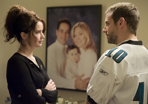 (L-R) JENNIFER LAWRENCE and BRADLEY COOPER star in SILVER LININGS PLAYBOOK