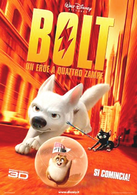 Recensione: Bolt – Un eroe a quattro zampe