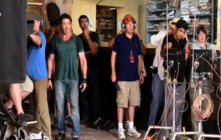 The Expendables, clip e video dal set