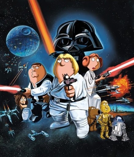 Video parodia cartoon di Star Wars