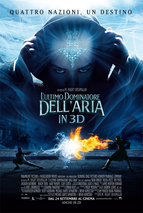 Al cinema dal 24 settembre 2010: Inception, L’ultimo dominatore dell’aria, La passione