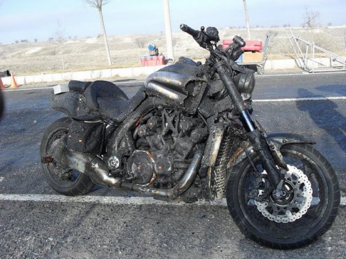 Ghost Rider 2: tante foto dal set con Nicolas Cage
