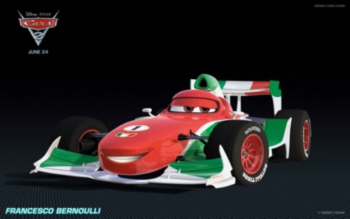 Cars 2, anche il bolide Francesco Bernoulli celebra l’Unità d’Italia