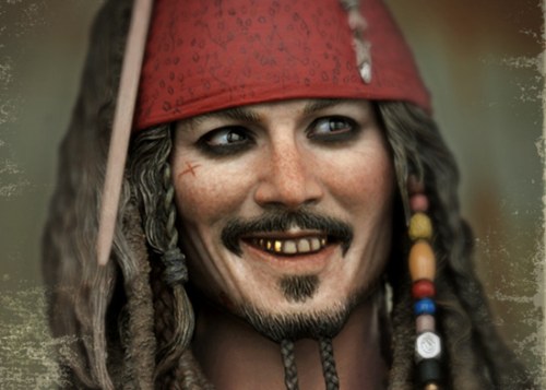 Pirati dei Caraibi oltre i confini del mare, l’action figure di Jack Sparrow