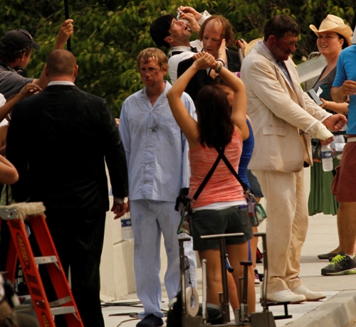 Breaking Dawn Parte 1, Harry Potter 7: poster; Rock of Ages, The Three Stooges: foto dal set