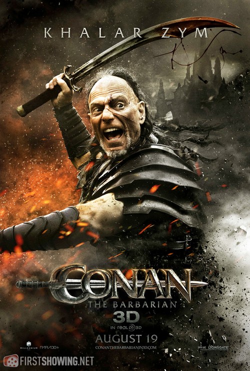 Conan The Barbarian 3D, 5 character poster e data di uscita ufficiale