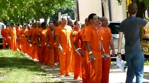The Dark Knight Rises, video dal set con evasione