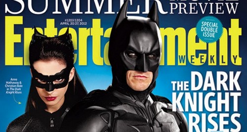 Il cavaliere oscuro: Il ritorno, la copertina di Entertainment Weekly