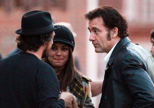 Blood Ties, prime foto dal set con Clive Owen e Mila Kunis