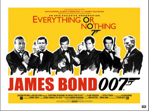007 – Everything or Nothing, due poster e prima clip del documentario sulla saga di James Bond