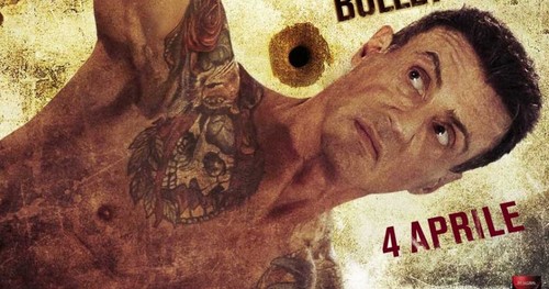 Jimmy Bobo – Bullet to the Head: poster italiano con Sylvester Stallone
