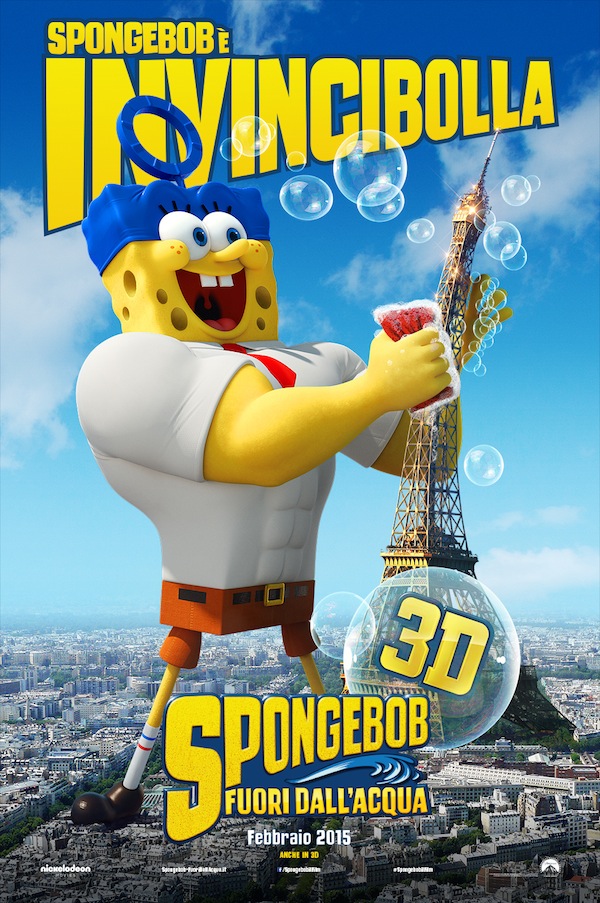 Spongebob – Fuori dall’acqua, i character poster
