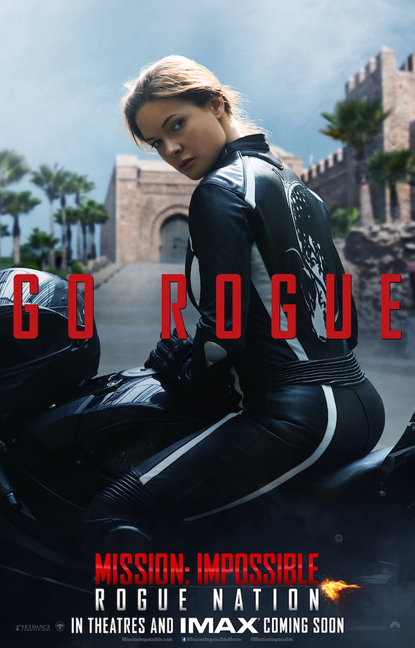 Mission: Impossible – Rogue Nation, i character poster internazionali