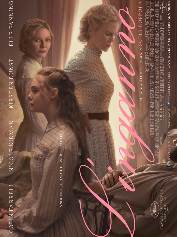 L’Inganno, il poster ufficiale italiano del nuovo film di Sofia Coppola