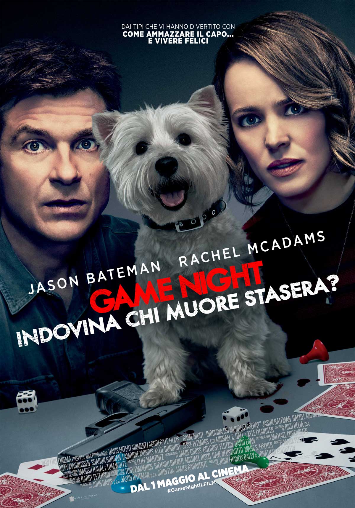 Game Night – Indovina chi muore stasera?, poster ufficiale italiano