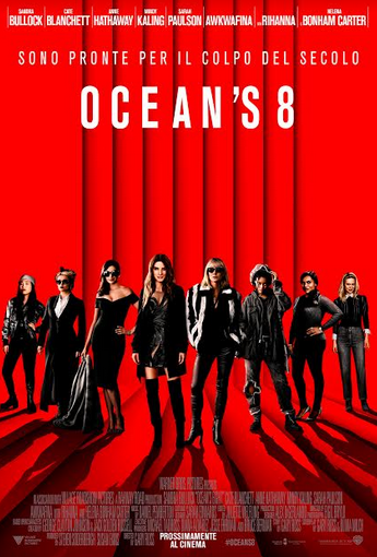 Ocean’s 8, poster ufficiale in italiano
