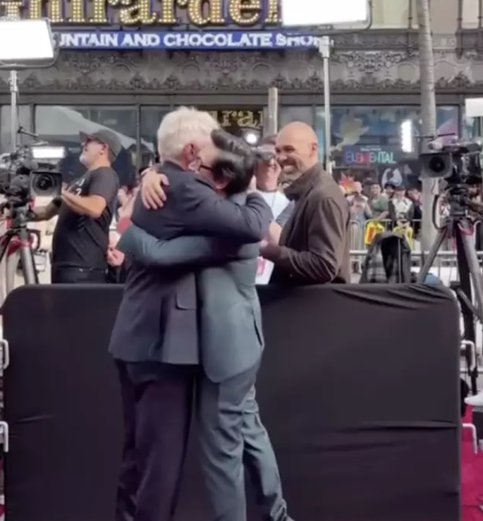 Ke Huy Quan ed Harrison Ford riuniti per la premier di Indiana Jones